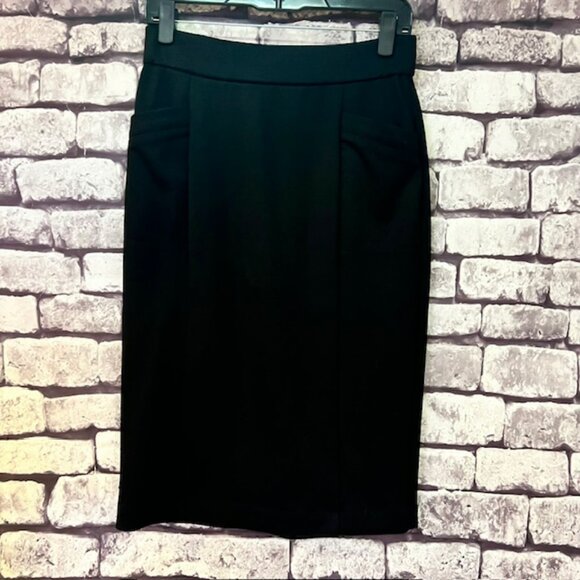Style & Co. Black Pull On Skirt Size Small - Picture 1 of 8